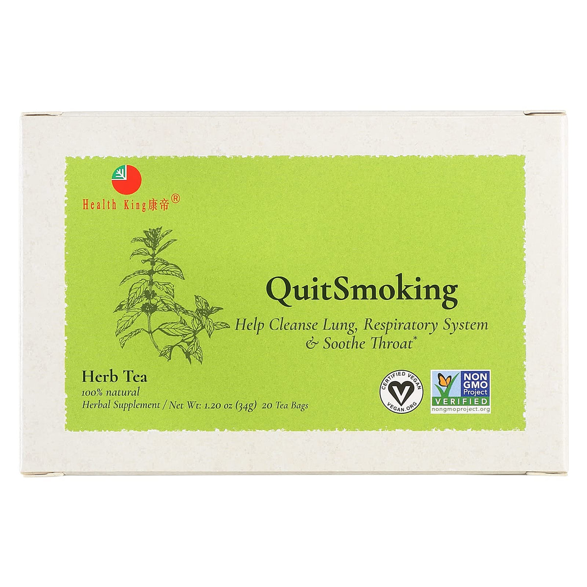 Health King Stop Smoking Tea - 20 Teabags - image 5