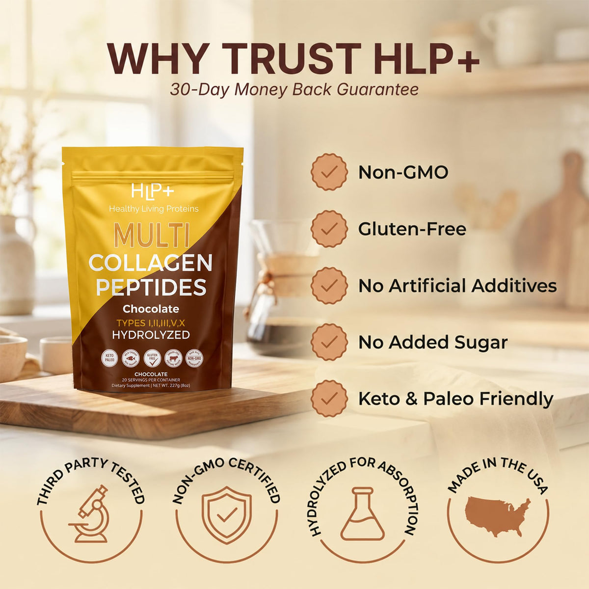 HLP Healthy Living Proteins Healthy Living Proteins Collagen Peptides