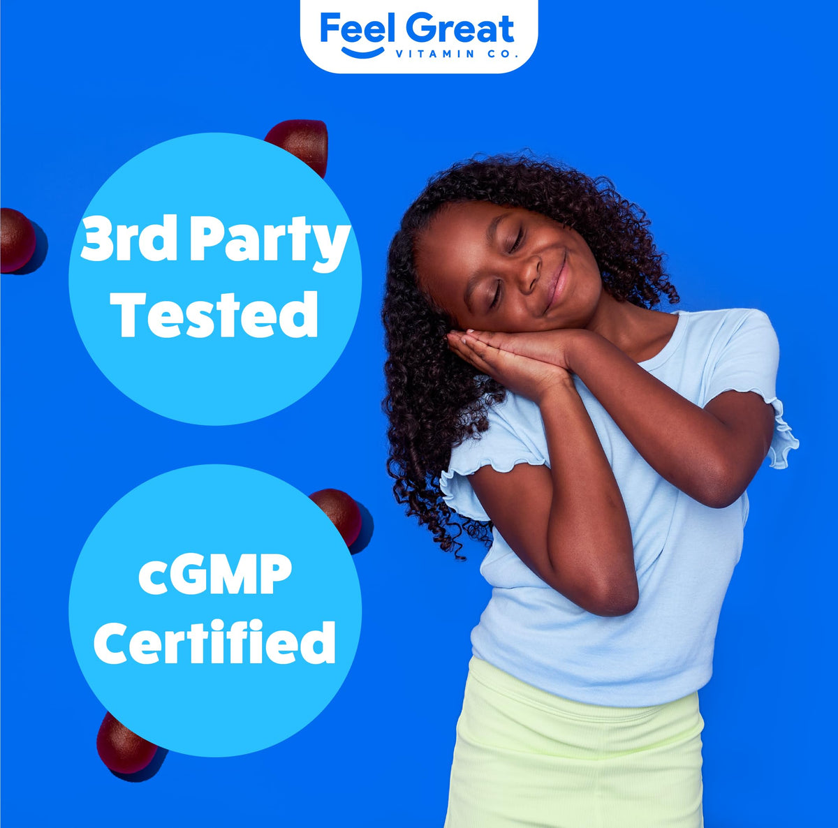 The Feel Great Vitamin Company Kids Melatonin 1mg Gummies - 60 Count - image 5