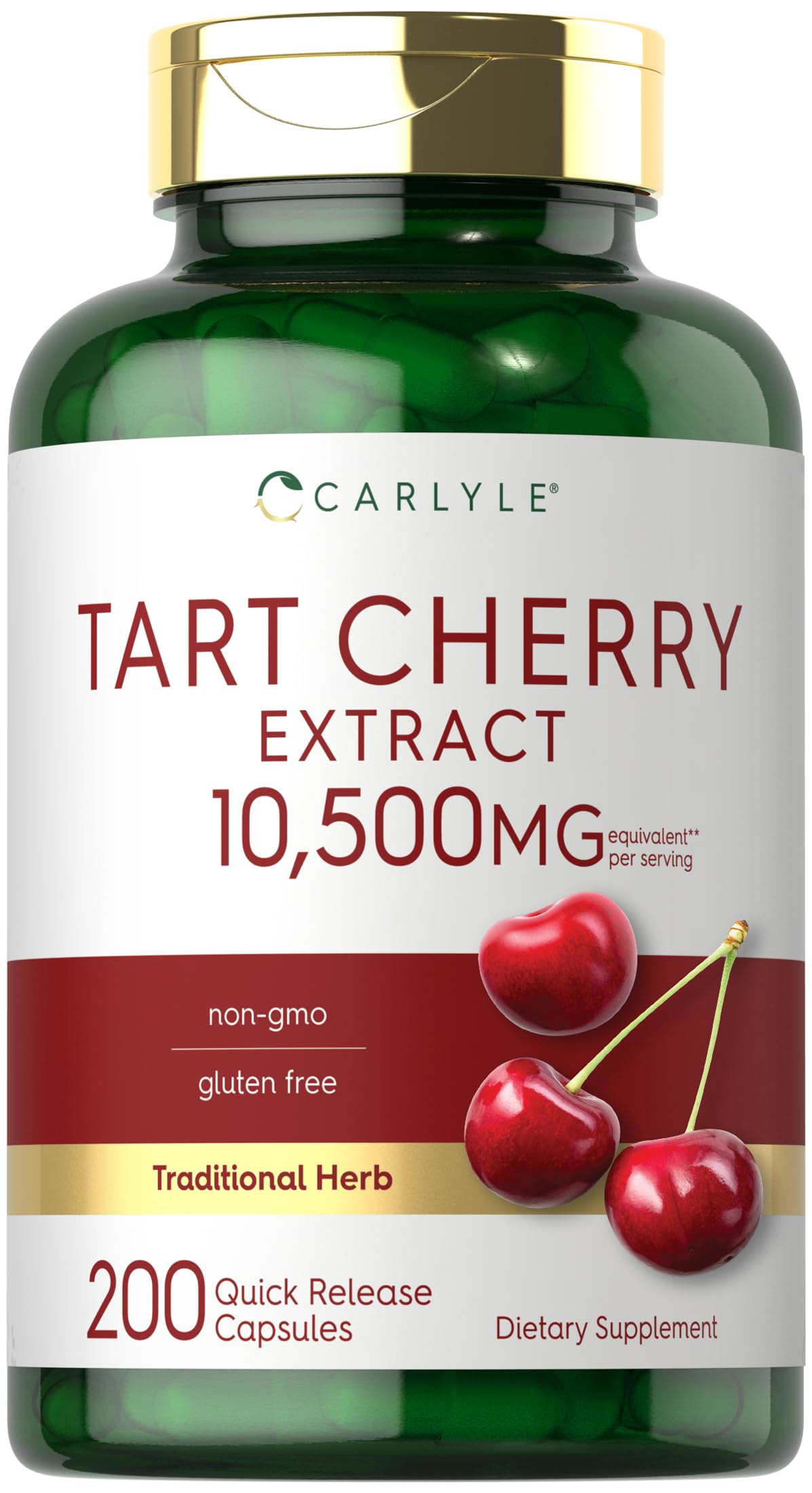 Carlyle Tart Cherry Capsules Max Potency - 200 Capsules