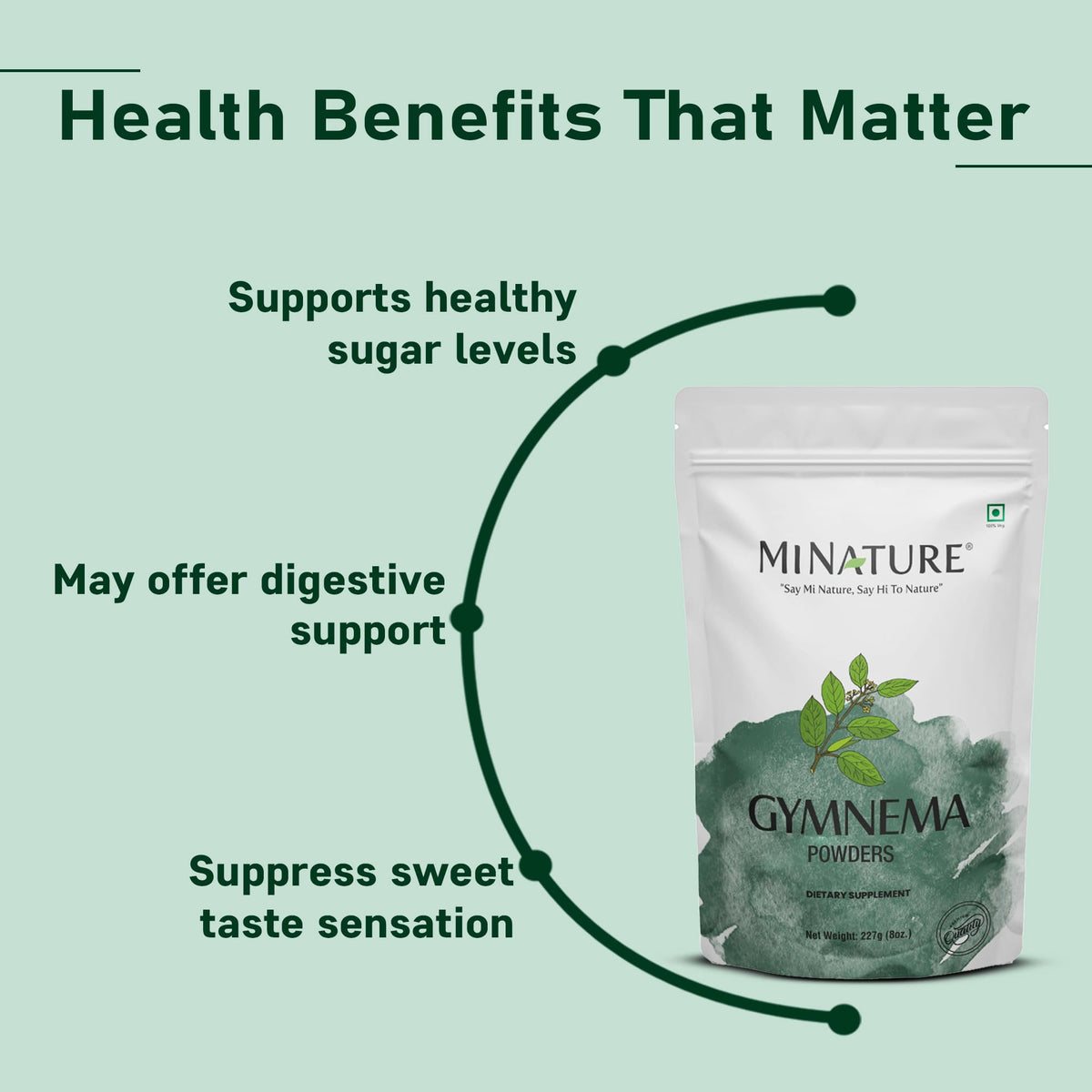 minature Gymnema Sylvestre Powder - 227g - image 2