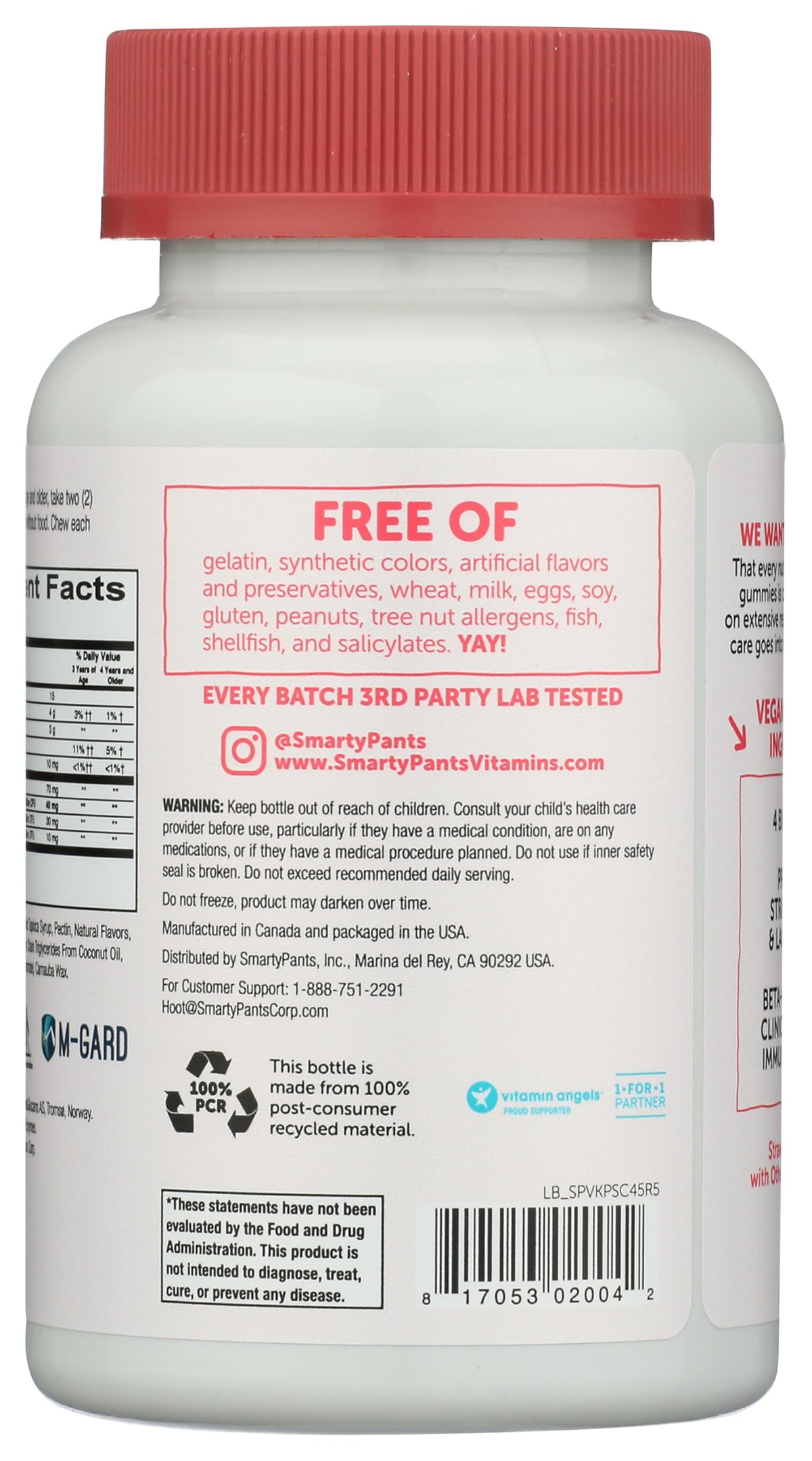 SmartyPants Kids Probiotic Complete Strawberry Crème - 45 Gummies - image 2