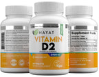 HAYAT Vegan Vitamin D2 2400 IU Immune Support - 60 Tablets - image 4