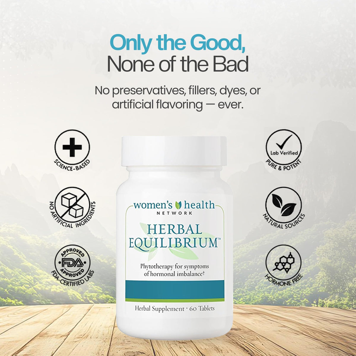 Women's Health Network Herbal Equilibrium Menopause Support - 60 Tablets - image 2