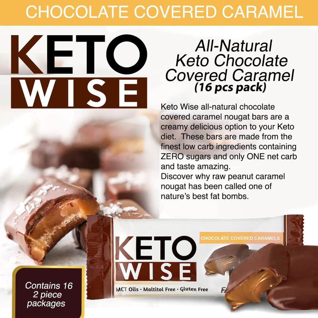 Keto Wise Fat Bombs - Made with Chocolate containing MCT Oil - Low Fat