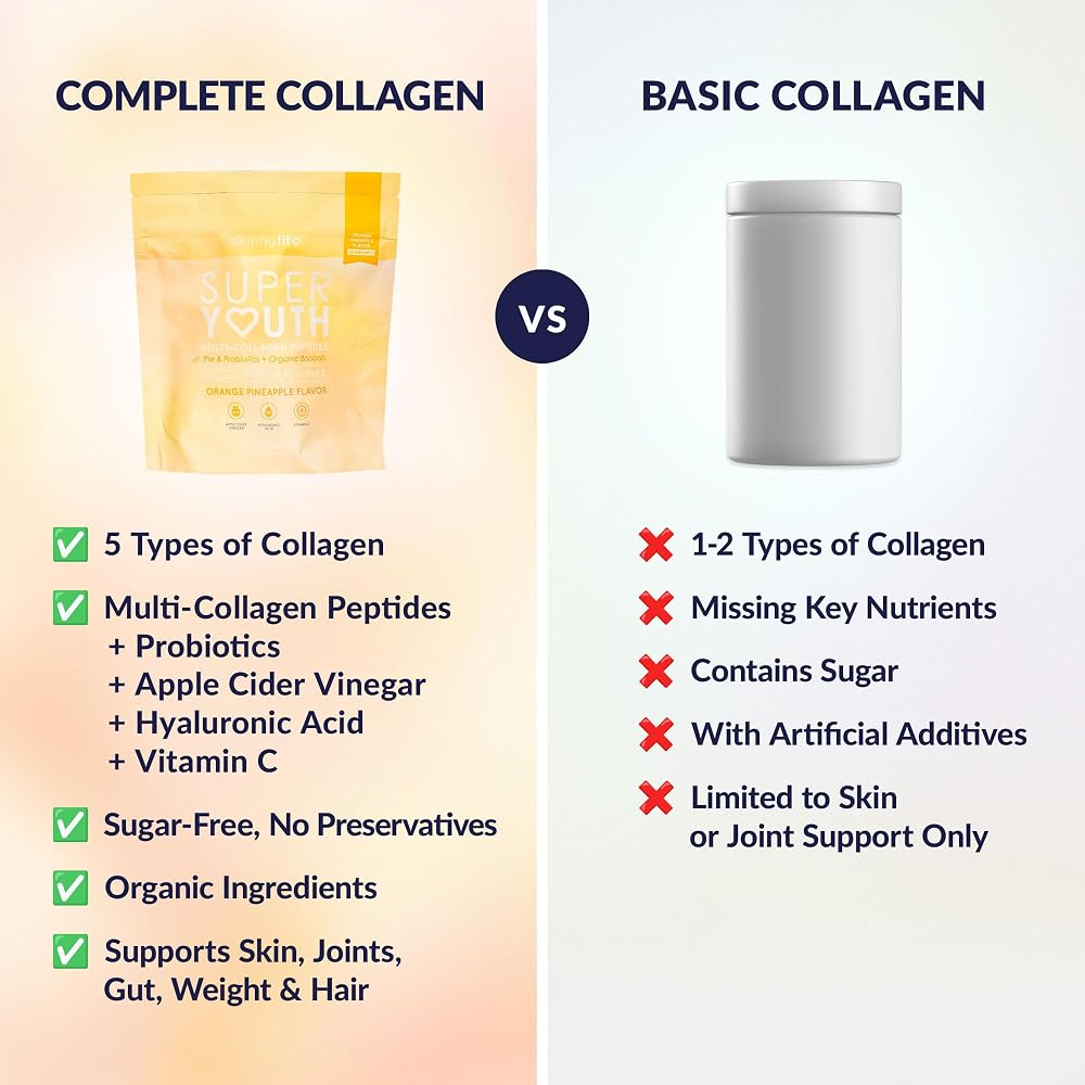 SkinnyFit Super Youth Multi-Collagen Peptides Plus Apple Cider Vinegar