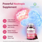 Purify Life Mushroom Gummies 10-Plex for Focus & Clarity - 90 Gummies - image 2