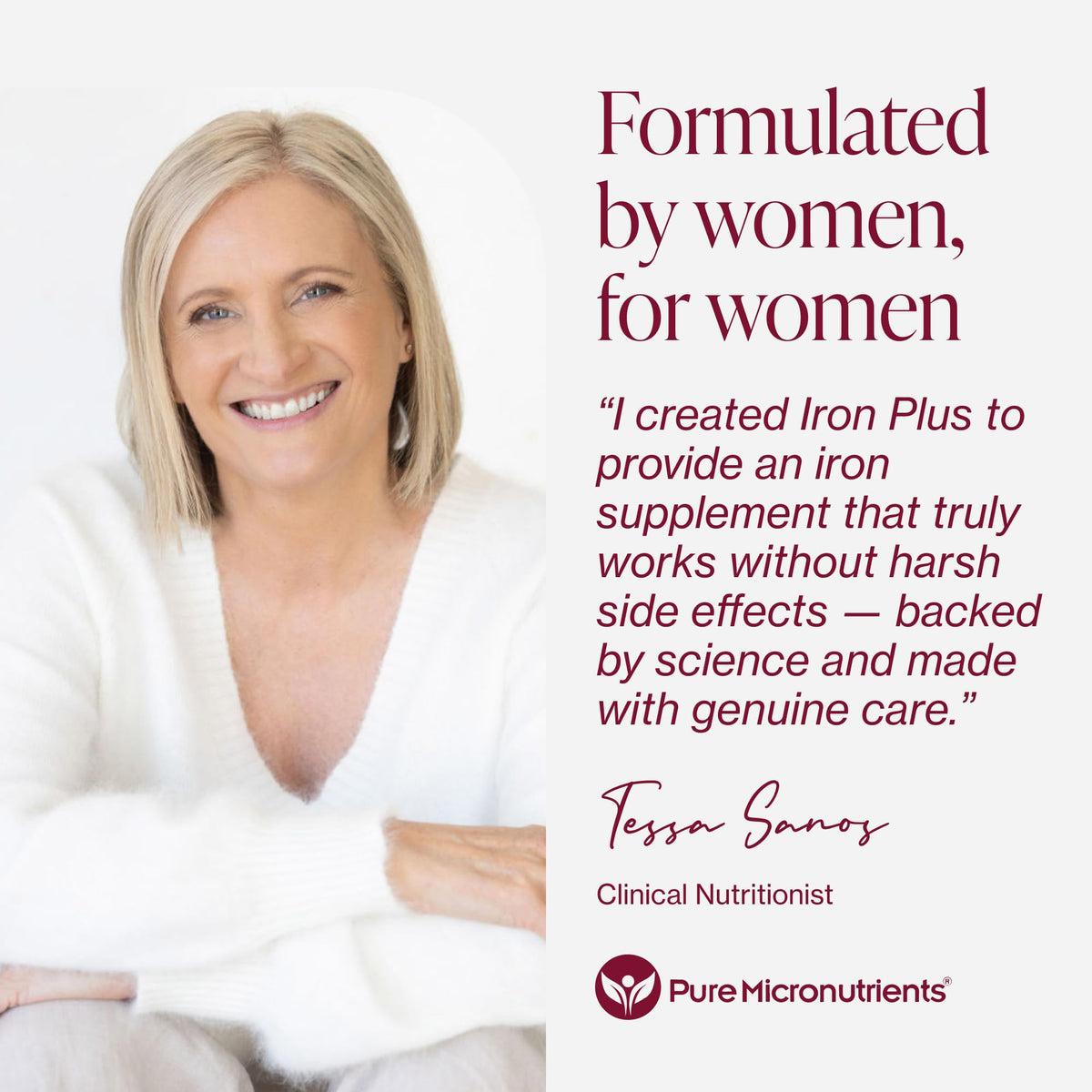 Pure Micronutrients Iron Bisglycinate 25mg for Women - 120 Capsules - image 9