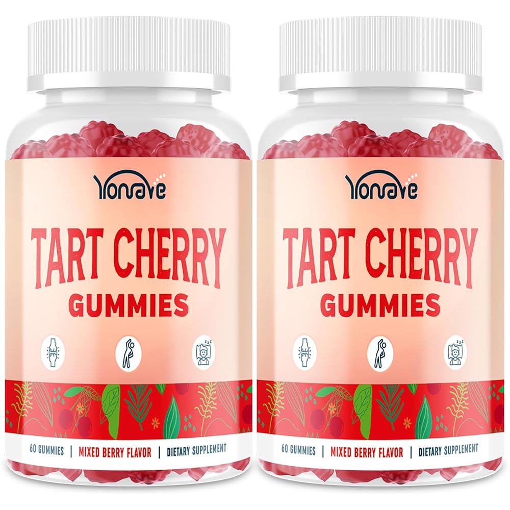 Yonrave Tart Cherry Gummies with Celery Seed Extract