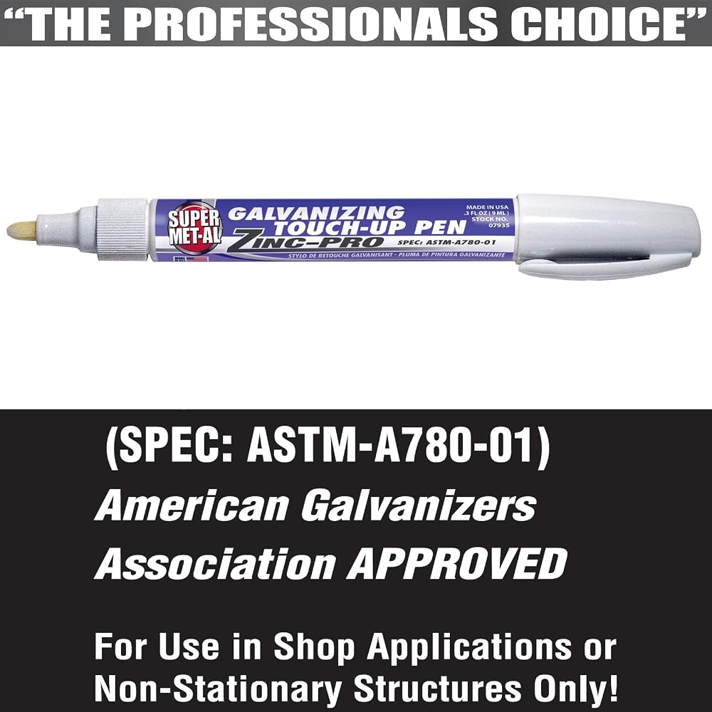 Super Met-Al Zinc-Pro Galvanizing Touch-Up Marker - 3 Pack - image 4