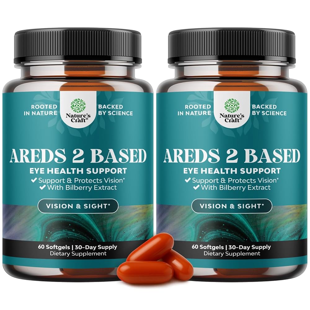 Natures Craft AREDS 2 Eye Health Supplement - 120 Softgels