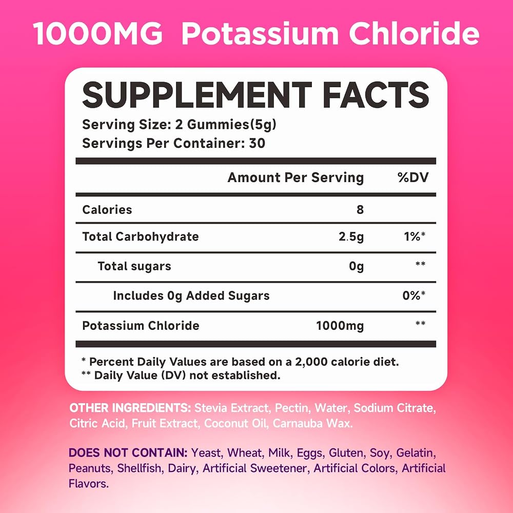 MEENCCD Potassium Chloride Gummies