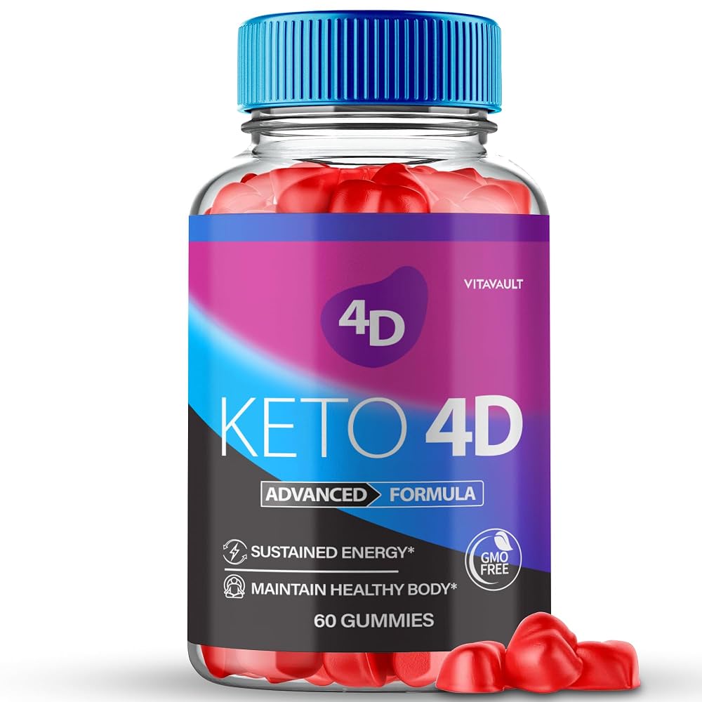 Vitavault Keto 4D Keto ACV Gummies 1000mg - 60 Gummies