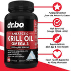 DR. BO Krill Oil Omega 3 500mg Antarctic - 60 Softgels - image 2