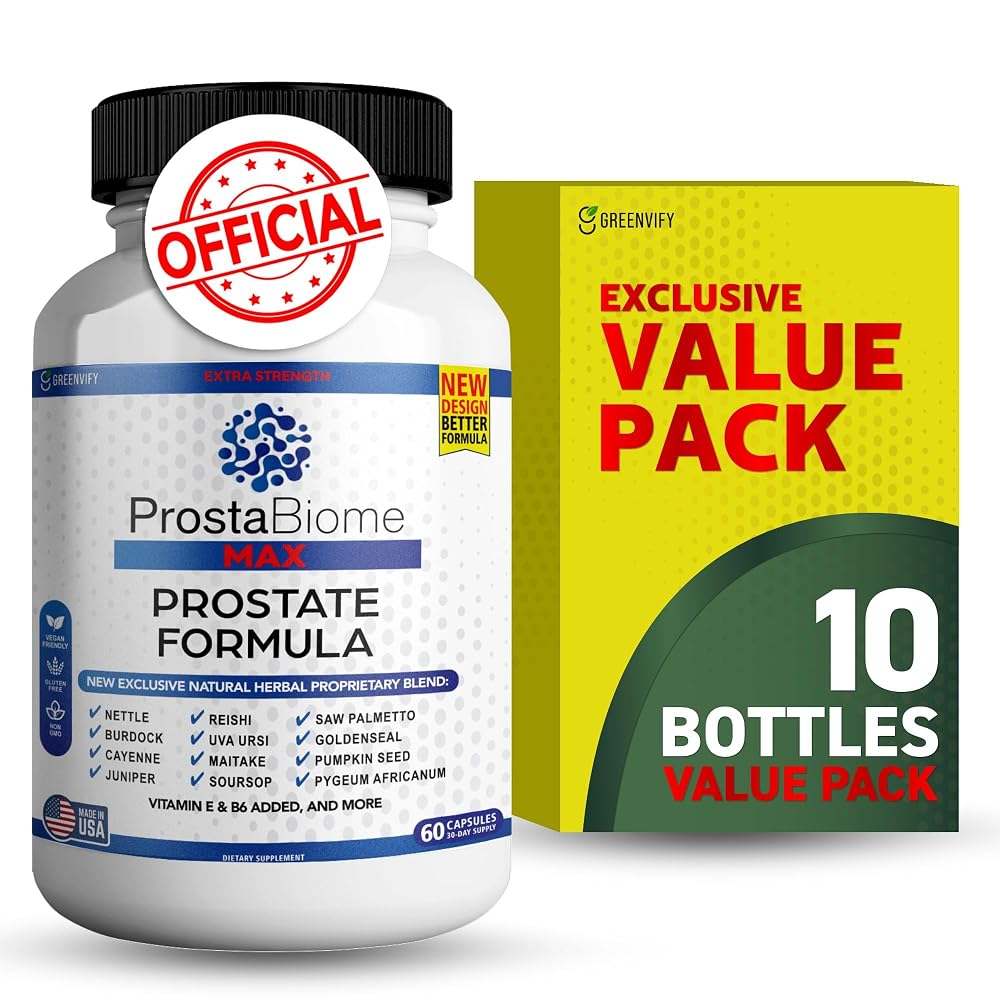 GREENVIFY ProstaBiome Max Prostate Support Formula