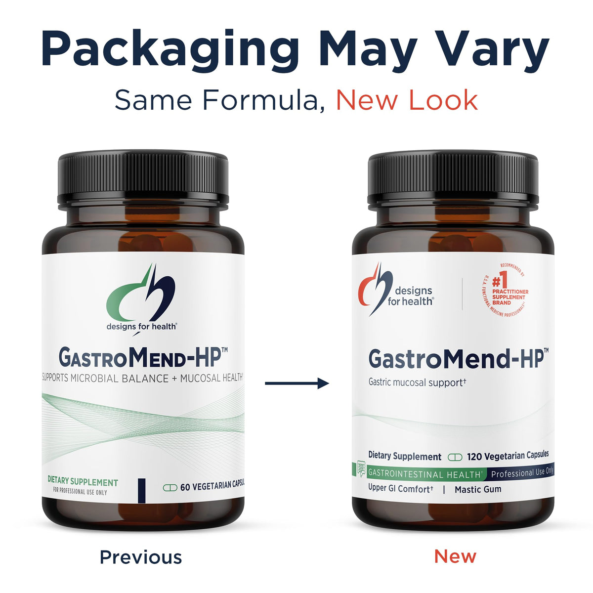Designs for Health GastroMend HP Gut Health - 120 Capsules - image 5