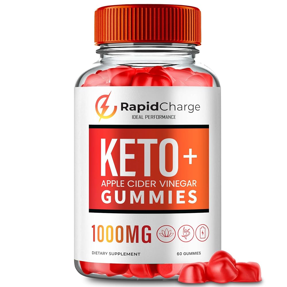 IDEAL PERFORMANCE Rapid Charge Keto ACV Gummies 1000mg - 60 Gummies