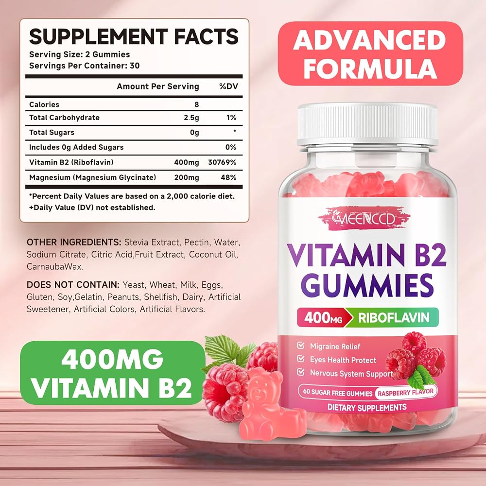 MEENCCD Vitamin B2 Gummies