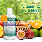 Vital Earth Minerals Super Multi Liquid Multivitamin - 32 Fl Oz - image 5