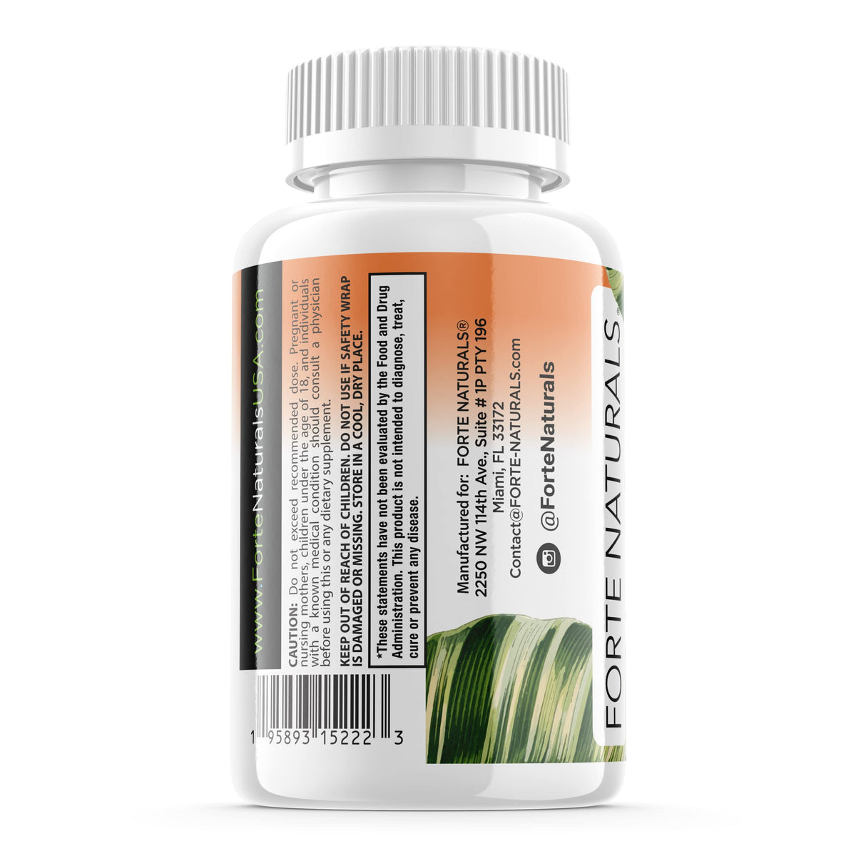 FORTE NATURALS Zinc 50mg Tablets for Sensitive Stomachs - 60 Tablets - image 4