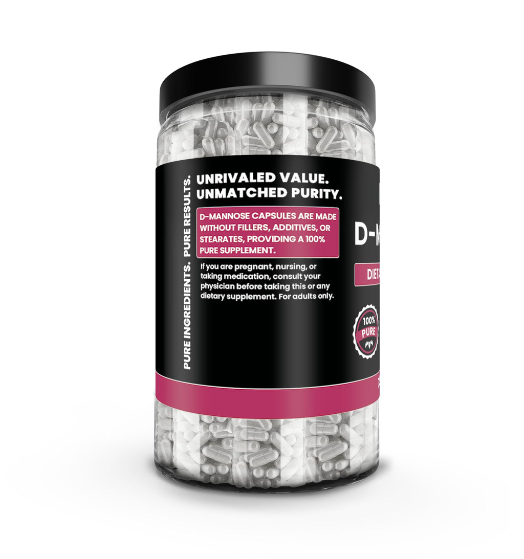 PURE ORIGINAL INGREDIENTS D-Mannose - 730 Capsules - image 2