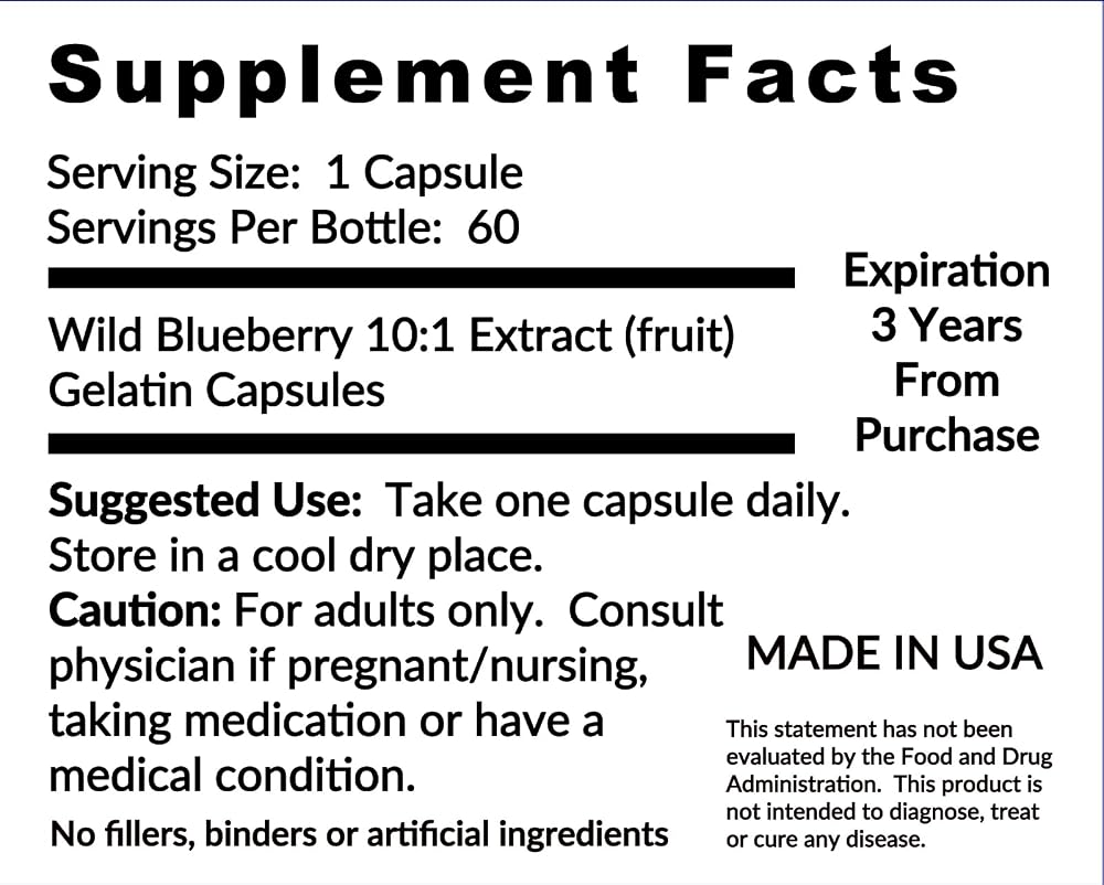 Heaven's Gate Blueberry Extract 10,000 mg - 180 Capsules - image 2