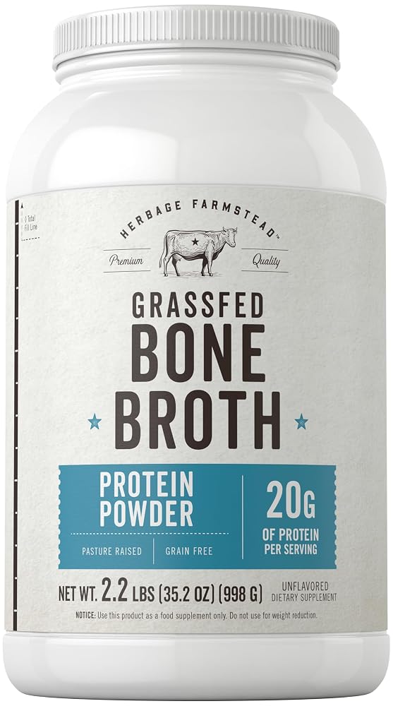 Carlyle Grass Fed Bone Broth Protein Powder - 35.2 oz