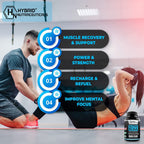 Hybrid Nutraceuticals Nutra BCAA 3000mg Branched Chain Amino Acids - 240 Tablets - image 2