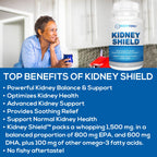 Kidney Restore Kidney Shield Omega 3 Fish Oil - 120 Lemon Softgels - image 3