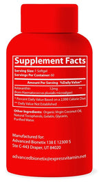 Advanced Bionetix AstaQuil Astaxanthin 12mg - 60 Softgels - image 7
