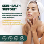 Fuenvegtal Polypodium Leucotomos Gummies Skin & Immune Support - 60 Gummies - image 3