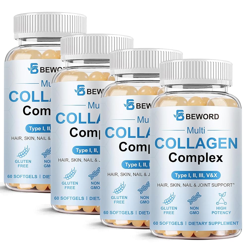 BEWORD Multi Collagen Softgels for Women & Men