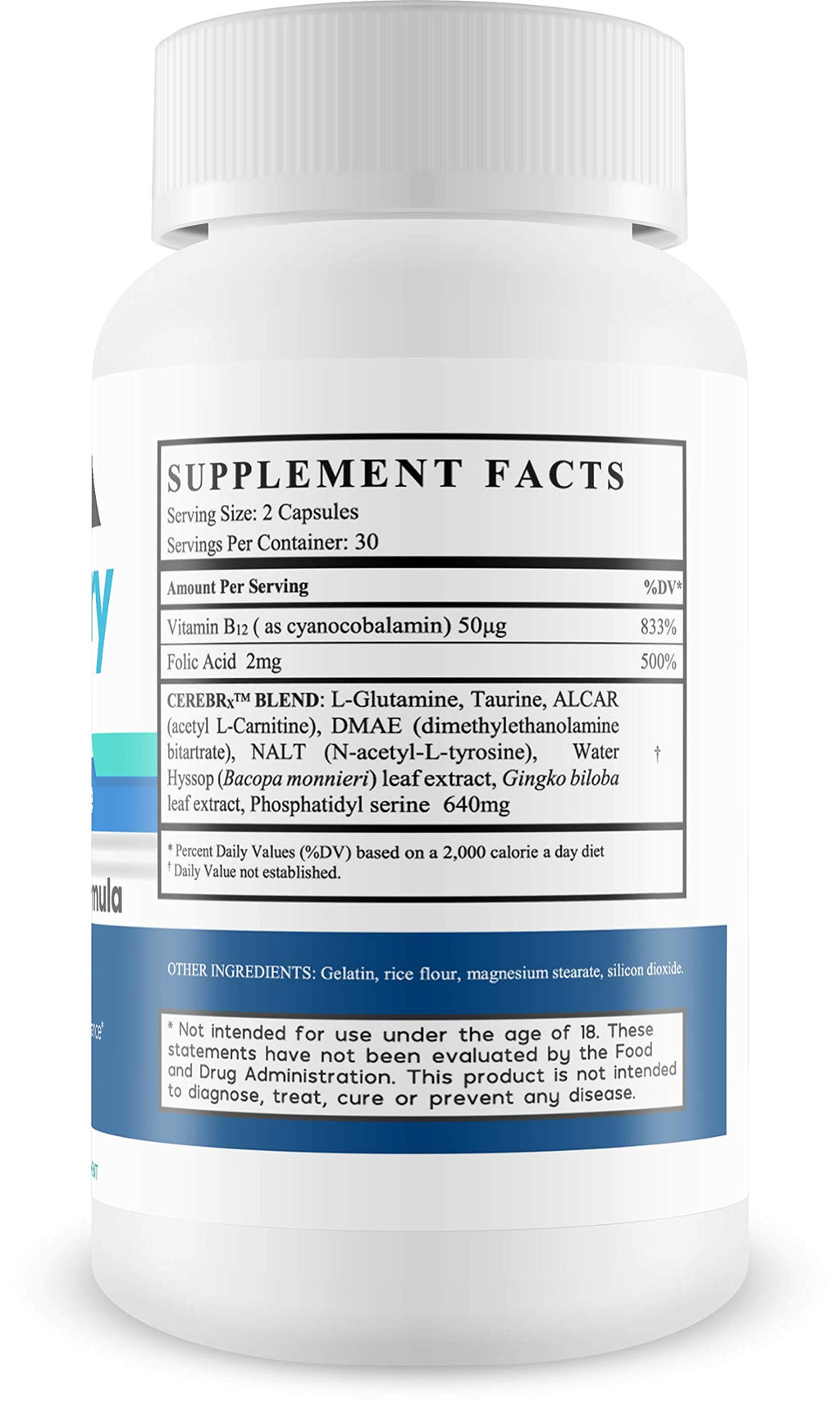 Silver Fox Supplements Memory Hack Cognitive Brain Formula - 1 Bottle - image 6