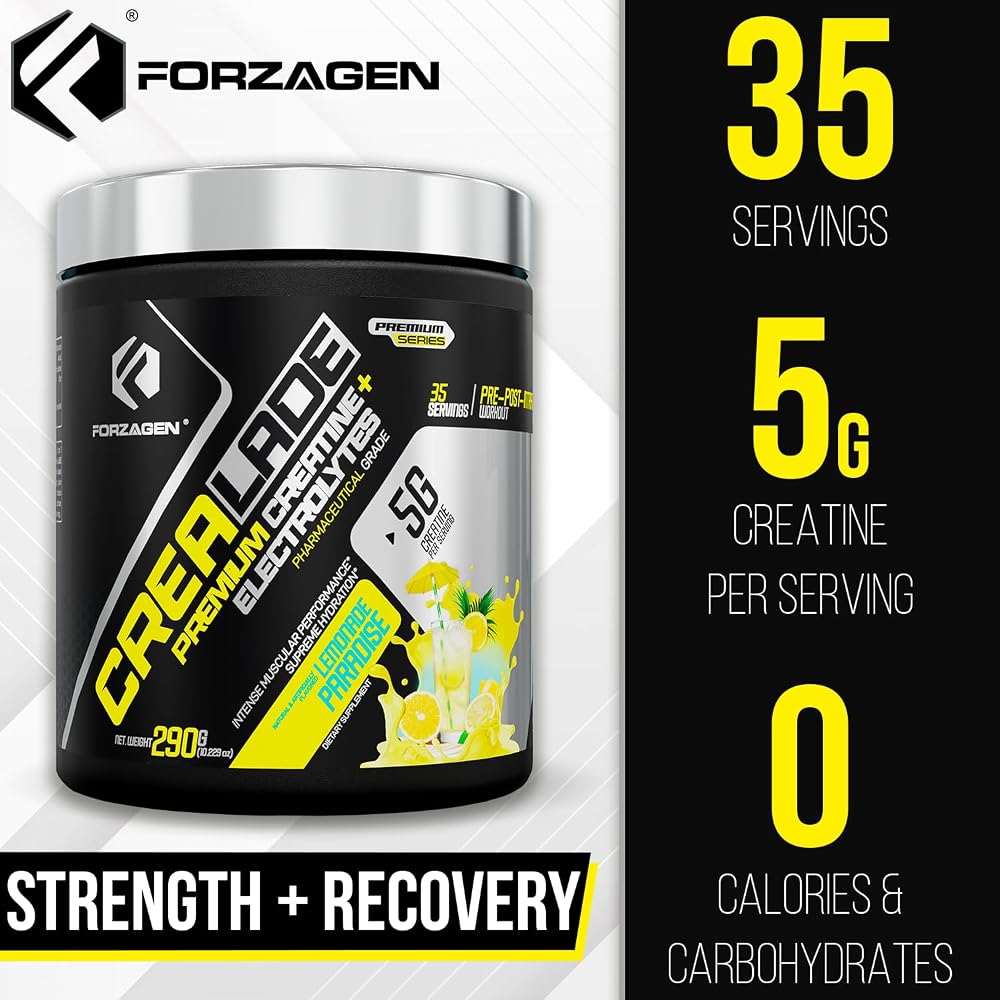 Forzagen CREA-Lade Creatine Monohydrate Powder - 35 Servings - image 5