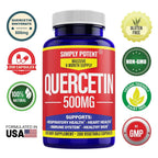 Simply Potent Quercetin 500mg Antioxidant - 200 Capsules - image 3