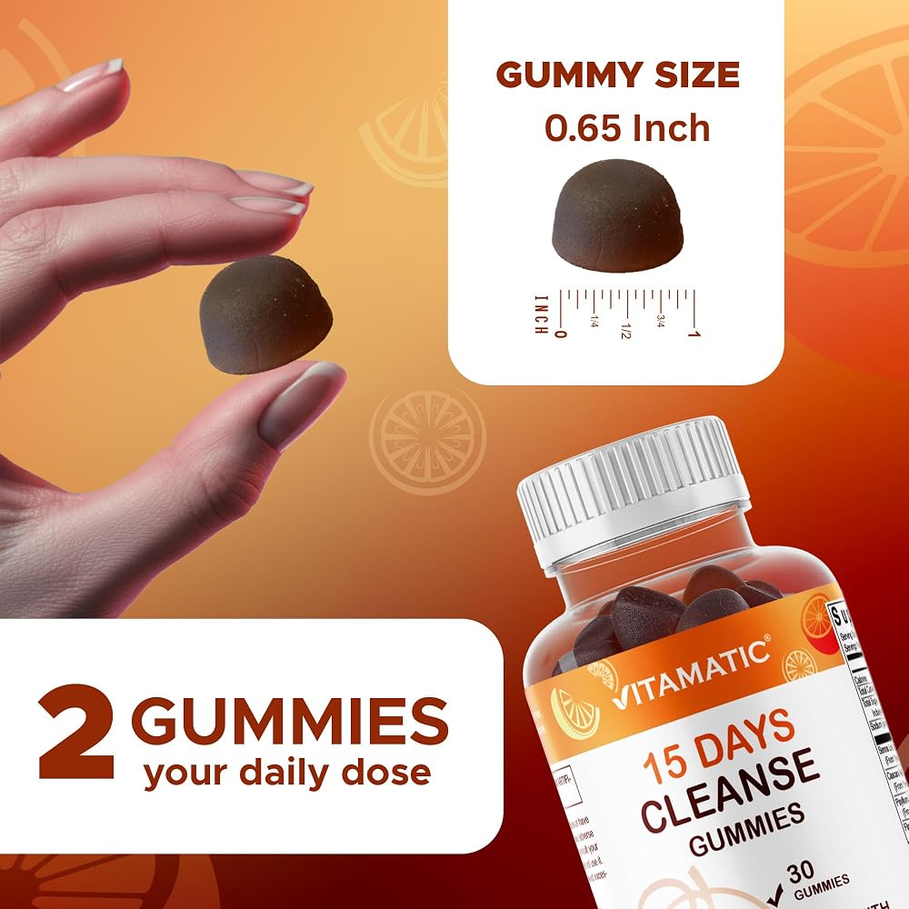 Vitamatic 15 Day Cleanse Gummies - 30 Count - image 4