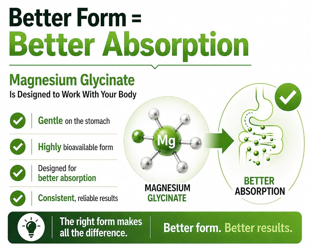 HCL Herbal Code Labs Magnesium Glycinate 350mg - 120 Capsules - image 8
