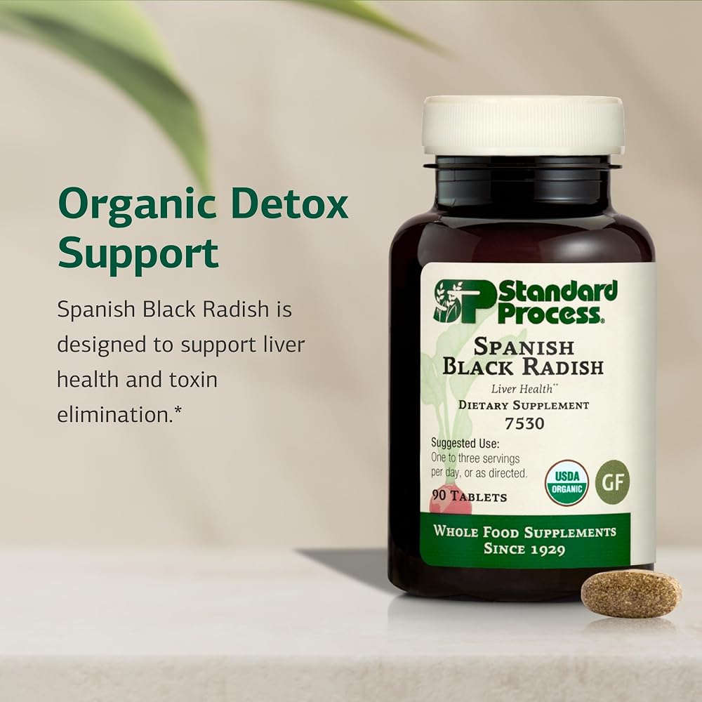 Standard Process Spanish Black Radish Liver & Gallbladder - 90 Tablets - image 3