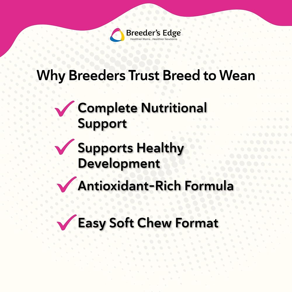 Breeder's Edge Breed to Wean Prenatal Soft Chews for Dogs & Cats - 100ct - image 5