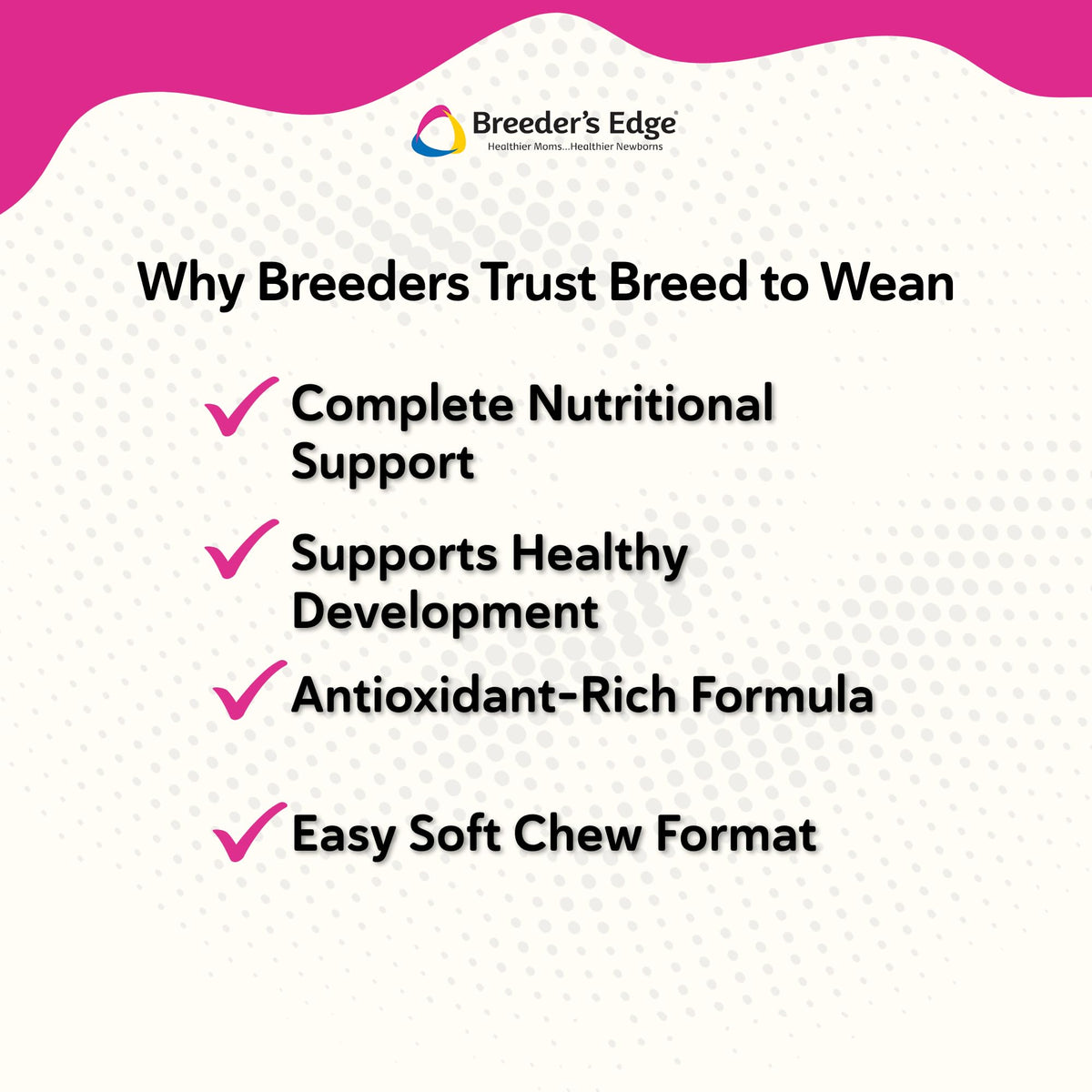 Breeder's Edge Breed to Wean Prenatal Soft Chews for Dogs & Cats - 100ct - image 5
