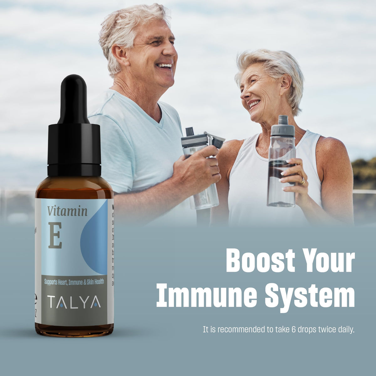 TALYA Vitamin E Liquid Drops for Skin & Heart Health - 0.34 fl oz - image 5