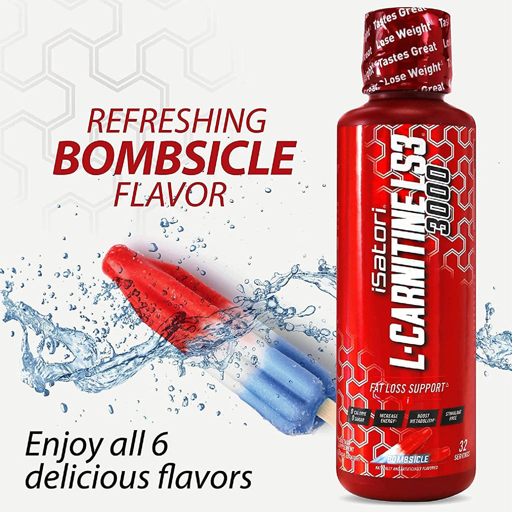 iSatori L-Carnitine LS3 3000 - Boost Energy & Metabolism