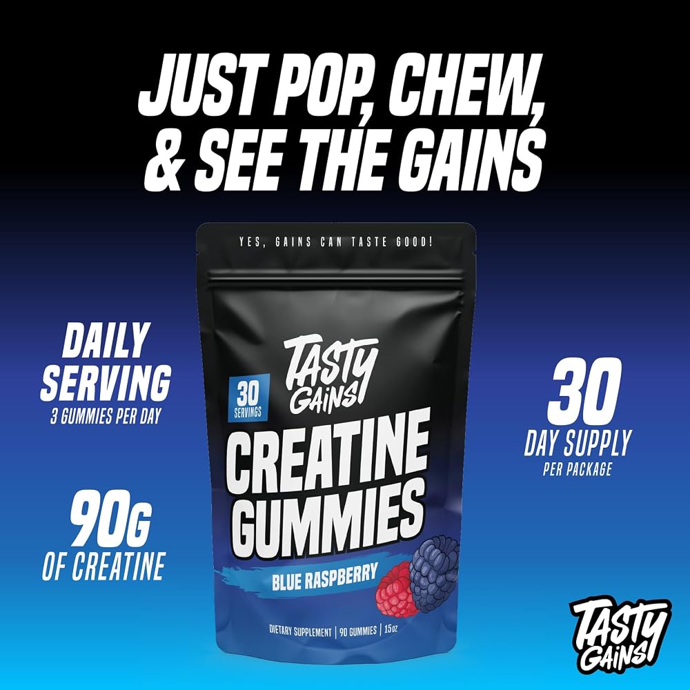 TASTY GAINS Creatine Gummies