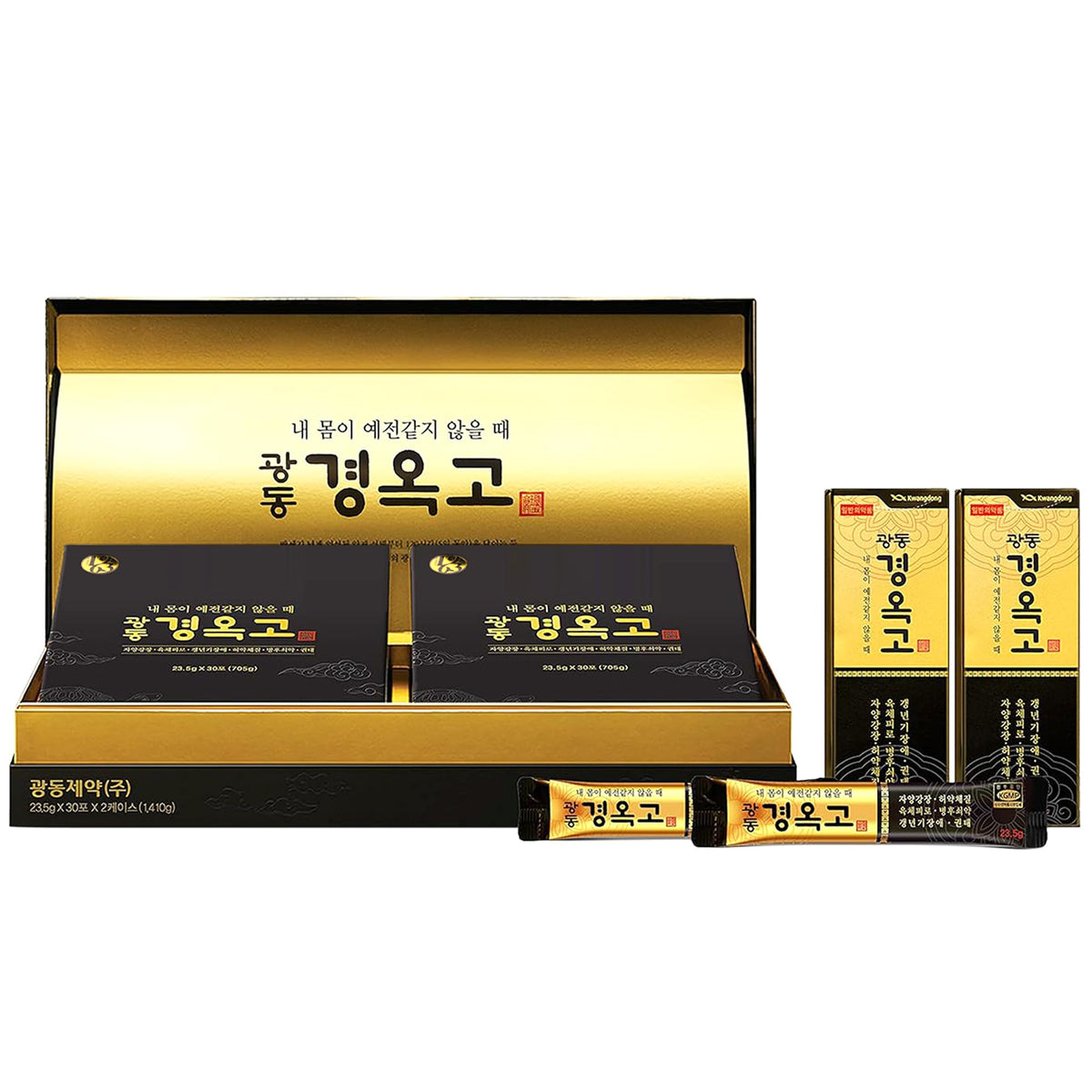 KWANGDONG Kyung Ok Ko Korean Ginseng Herbal Supplement - 60 Packets