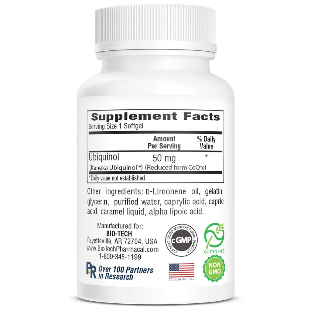 Bio-Tech Ubiquinol CoQ10 Softgels - 90 Count - image 4