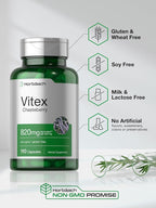 Horbäach Vitex Berry Chasteberry Supplement for Women - 110 Capsules - image 5