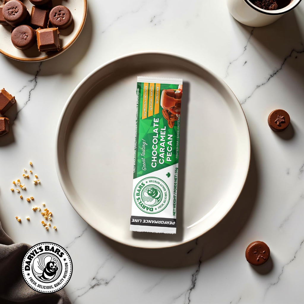 Daryl's Bars Chocolate Bars with a yummy chocolaty taste and Energy