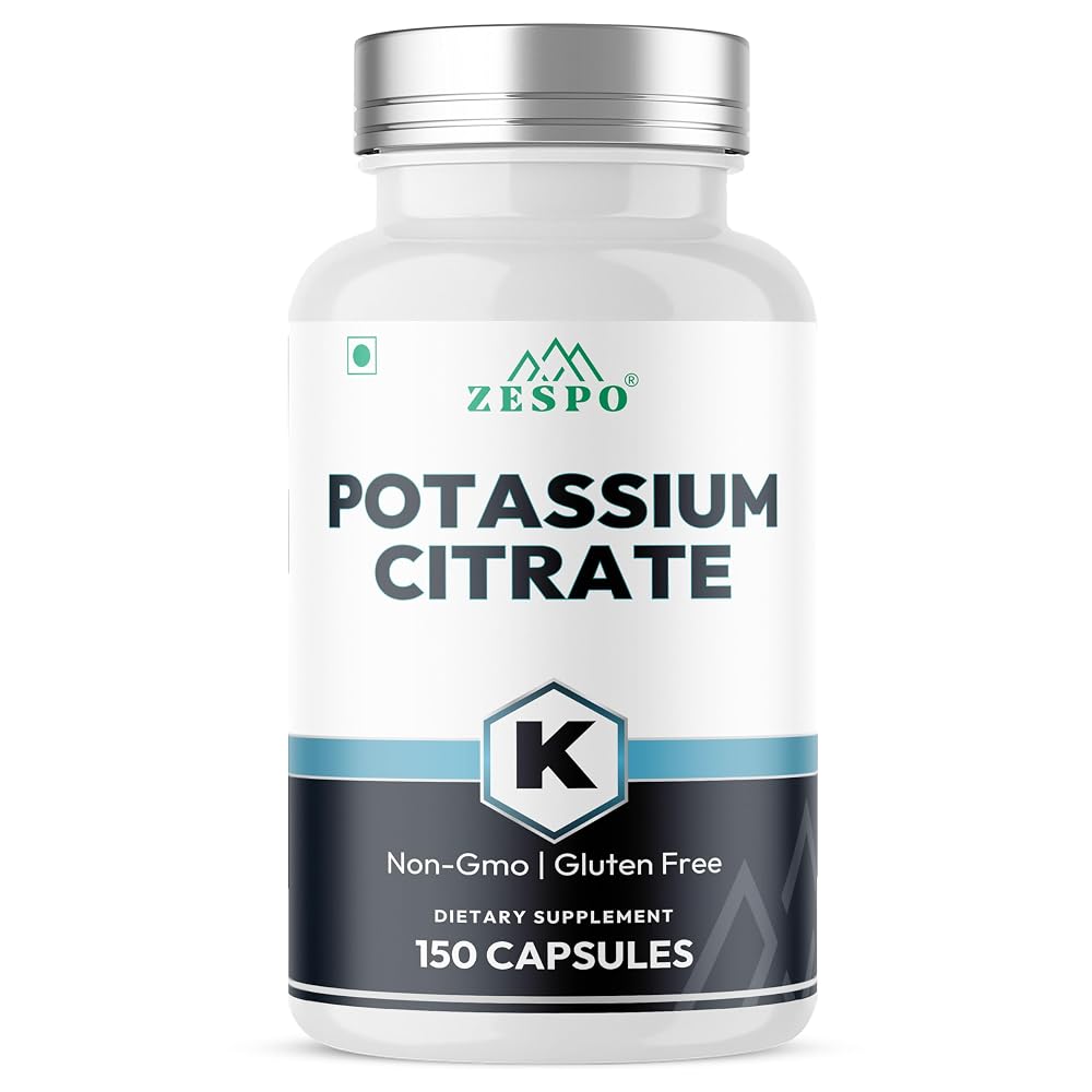 Zespo Potassium Citrate 800mg - 150 Vegetarian Capsules