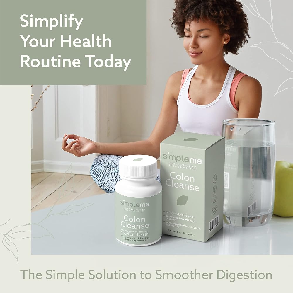 SIMPLEME Colon Cleanse Detox Capsules - 30 Capsules - image 6