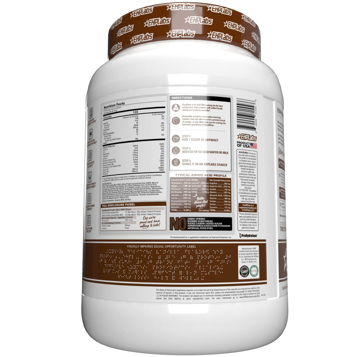 EHP Labs OxyWhey Lean Wellness Parent